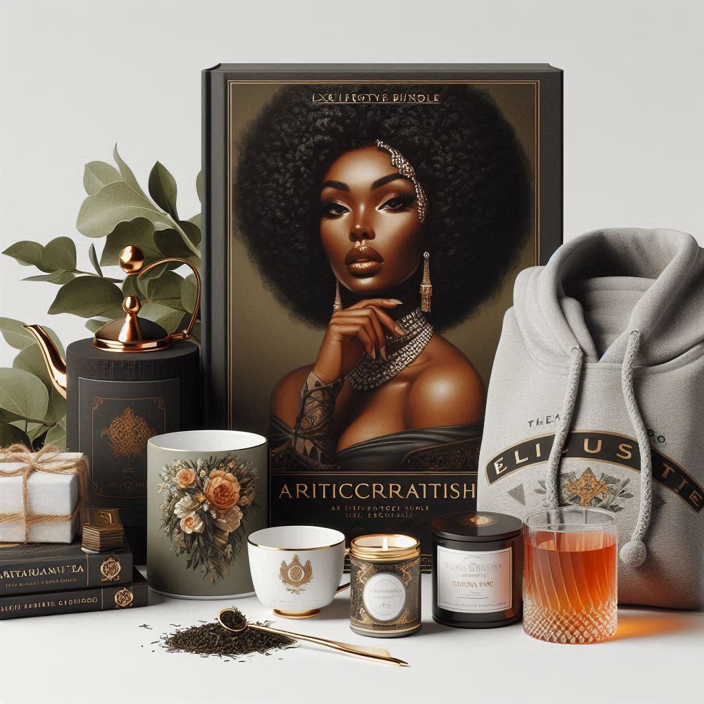 Aristocratish Luxe Lifestyle Bundle – Book, Tea, Tea Cup, Apparel & Candle